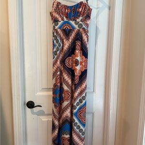 Elle Vibrant Patterned Dress